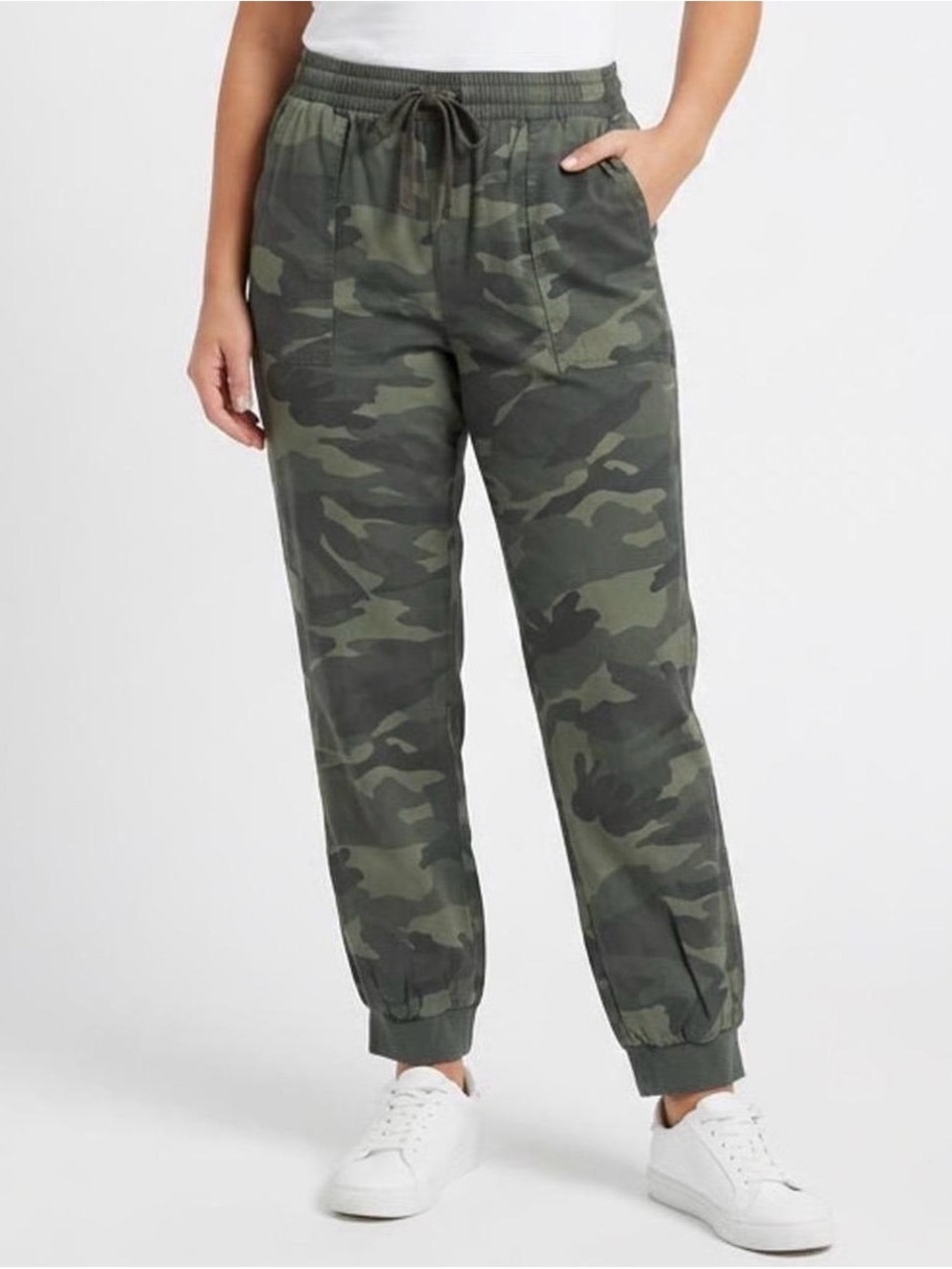 NWT Splendid Camo Drawstring Jogger Pants| Size Large